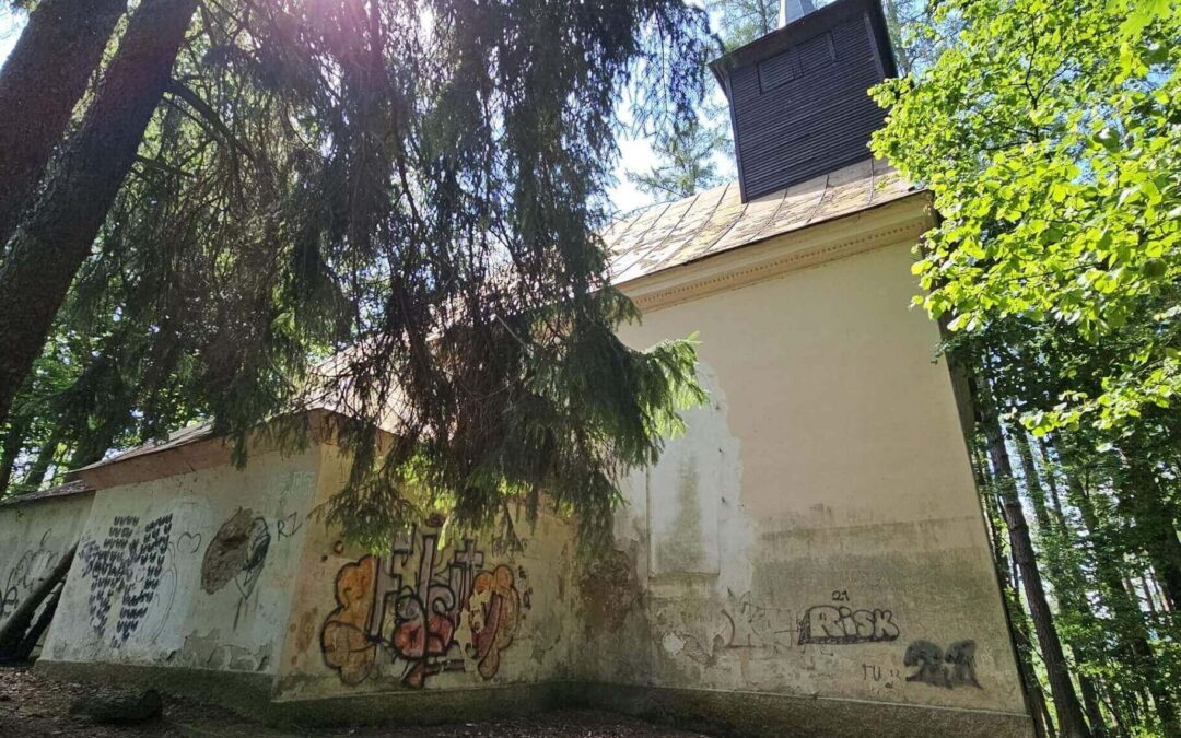 July 15, 2024, Removing Graffiti from the Walls of Cha-Pel