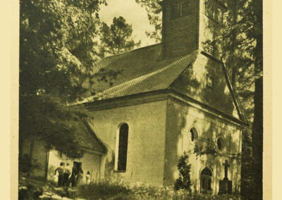 Kościółek na Górze Parkowej. Fot. J. Walla 1948-1950